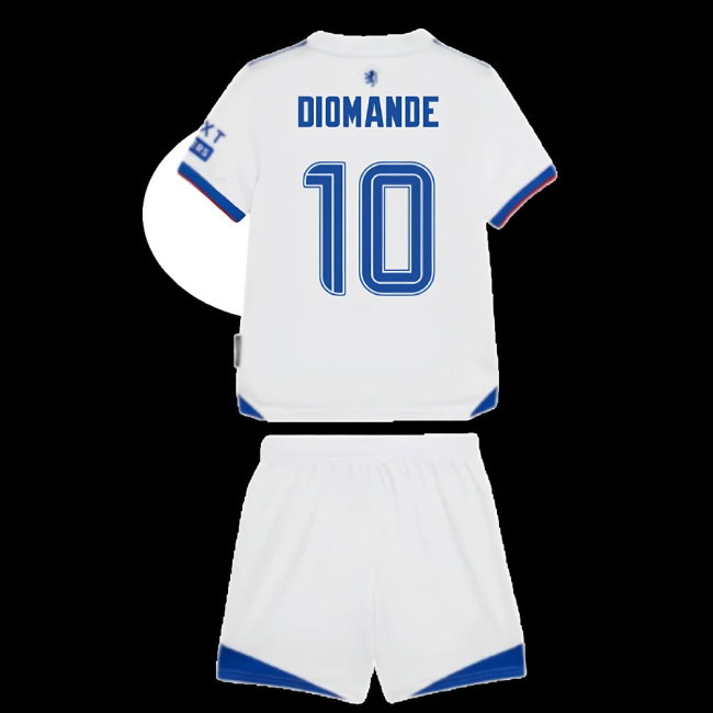 2025-2026 Rangers Away Infant Kit (Diomande 10)-SoccerKits Hub | Buy Soccer Jerseys Online